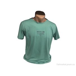 Футболка чоловіча Літо C007 м'ята (4 шт. р.сіткаM-2XL) "TurkishBrend" недорого оптом від прямого постачальника