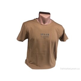 Футболка чоловіча Літо C007 капучино (4 шт. р.сіткаM-2XL) "TurkishBrend" недорого оптом від прямого постачальника