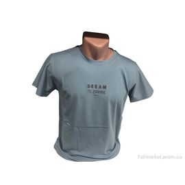 Футболка чоловіча Літо C007 графіт (4 шт. р.сіткаM-2XL) "TurkishBrend" недорого оптом від прямого постачальника