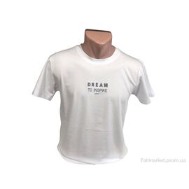 Футболка чоловіча Літо C007 білий (4 шт. р.сіткаM-2XL) "TurkishBrend" недорого оптом від прямого постачальника