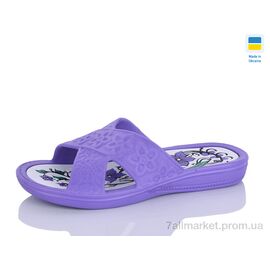 Шльопанці жіночі полегшені Літо Роксол Ж750 бузок (8 пар р.37-40) "Progress" недорого оптом від прямого постачальника