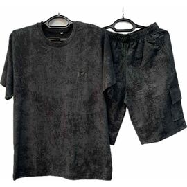 Костюм чоловічий S822 black р.46-54 "Shoptime" недорого оптом від прямого постачальника