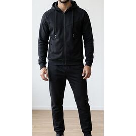 Костюм спортивний чоловічий S766 black р.46-54 "Shoptime" недорого оптом від прямого постачальника