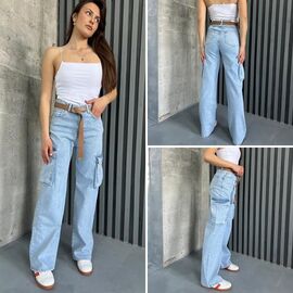 Джинси жіночі TB135 l.blue р.25-30 "i8denim Women" недорого оптом від прямого постачальника