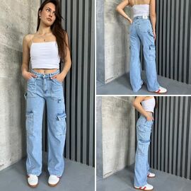 Джинси жіночі TB136 l.blue р.25-30 "i8denim Women" недорого оптом від прямого постачальника