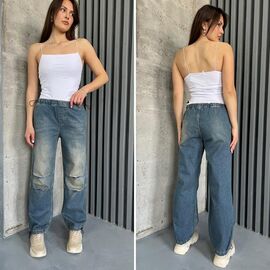 Джинси жіночі TB140 blue р.25-30 "i8denim Women" недорого оптом від прямого постачальника