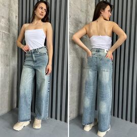 Джинси жіночі TB143 l.blue р.25-30 "i8denim Women" недорого оптом від прямого постачальника