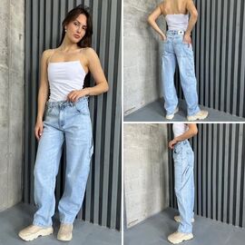 Джинси жіночі TB147 l.blue р.25-30 "i8denim Women" недорого оптом від прямого постачальника