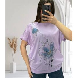 футболка жіноча 25025 lilac р.46-52 "PULSE" недорого оптом від прямого постачальника