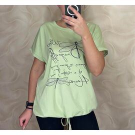 футболка жіноча 25306 mint р.52-56 "PULSE" недорого оптом від прямого постачальника