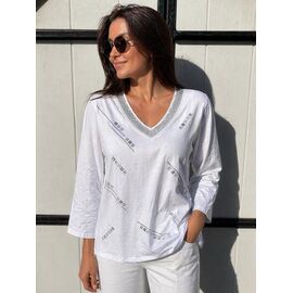 Светр жіночий 27084 white р.52-56 "PULSE" недорого оптом від прямого постачальника