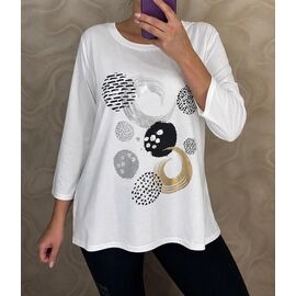 Светр жіночий 27084-2 white р.52-56 "PULSE" недорого оптом від прямого постачальника