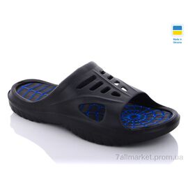 Шльопанці чоловічі пляжні Літо Роксол м. 210 чорний (8 пар р.40-45) "Progress" недорого оптом від прямого постачальника