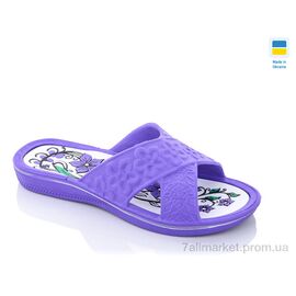 Шльопанці жіночі полегшені Літо Роксол Ж 750 сиреневый (8 пар р.37-40) "Progress" недорого оптом від прямого постачальника