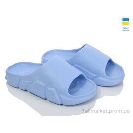 Фотография Шлепки женские облегченные Лето DS ПП11 небесний (8 пар р.30-37) "Vladimir" недорого оптом от прямого поставщика