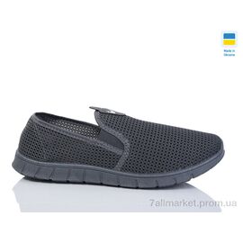 Сліпони чоловічі модні Літо 4200 сірий (6 пар р.41-45) "Lot Shoes" недорого оптом від прямого постачальника