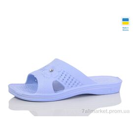 Фотография Шлепки женские облегченные Лето Кам. новий блакитний (8 пар р.36-41) "Lot Shoes" недорого оптом от прямого поставщика
