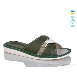 Фотография Шлепки женские облегченные Лето 1-1 зелений комн (6 пар р.36-40) "Lot Shoes" недорого оптом от прямого поставщика