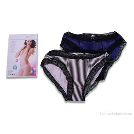 Фотография Трусы Весна/осень QG1613 mix (8 шт. р.сетка M-2XL) "Textile" недорого оптом от прямого поставщика