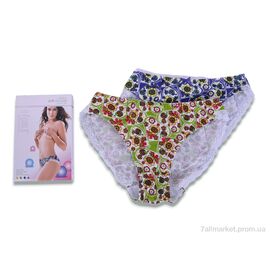 Фотография Трусы Весна/осень QG1615 mix (8 шт. р.сетка M-2XL) "Textile" недорого оптом от прямого поставщика