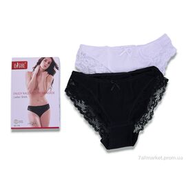 Фотография Трусы Весна/осень QG1726 mix (8 шт. р.сетка M-2XL) "Textile" недорого оптом от прямого поставщика