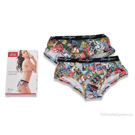 Фотография Трусы Весна/осень QG1766 mix (8 шт. р.сетка M-2XL) "Textile" недорого оптом от прямого поставщика