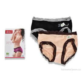 Фотография Трусы Весна/осень QG1779 mix (8 шт. р.сетка M-2XL) "Textile" недорого оптом от прямого поставщика
