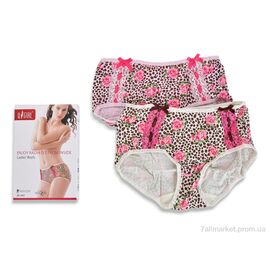 Фотография Трусы Весна/осень QG1857 mix (8 шт. р.сетка M-2XL) "Textile" недорого оптом от прямого поставщика