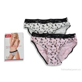 Фотография Трусы Весна/осень QG3995 mix (8 шт. р.сетка M-2XL) "Textile" недорого оптом от прямого поставщика