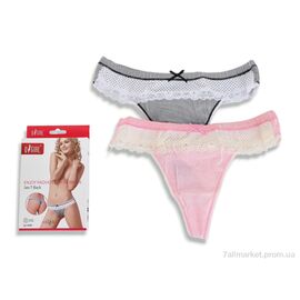Фотография Трусы Весна/осень QG9898 mix (8 шт. р.сетка M-2XL) "Textile" недорого оптом от прямого поставщика