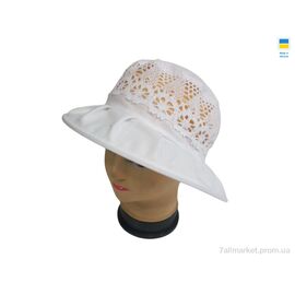 Фотография Шляпа женская Лето 0783 білий (4 шт. р.сетка 56-60) "Mabi" недорого оптом от прямого поставщика