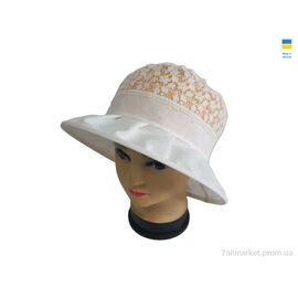 Фотография Шляпа женская Лето 0778 білий (4 шт. р.сетка 56-60) "Mabi" недорого оптом от прямого поставщика