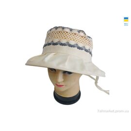 Фотография Шляпа женская Лето 0770 бежевий (4 шт. р.сетка 56-60) "Mabi" недорого оптом от прямого поставщика
