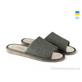Тапки жіночі для будинку Весна/осінь TS02 хакі (9 пар р.36-41) "Rai shoes" недорого оптом від прямого постачальника