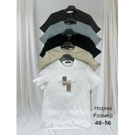 Футболка чоловіча H1416 beige р.48-56 "Hai" недорого оптом від прямого постачальника