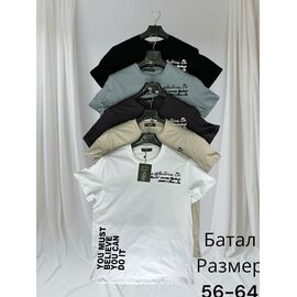 Футболка чоловіча H1491 white р.56-64 "Hai" недорого оптом від прямого постачальника