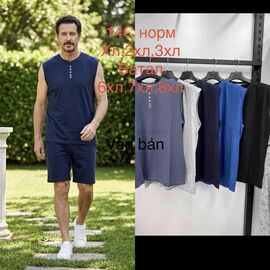 Майка чоловіча 14D mix р.6XL-8XL "Lina" недорого оптом від прямого постачальника