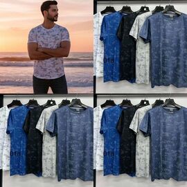 Футболка чоловіча 01B mix р.6XL-8XL "Lina" недорого оптом від прямого постачальника