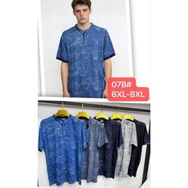 Футболка чоловіча 07A mix р.XL-3XL "Lina" недорого оптом від прямого постачальника