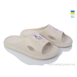 Фотография Шлепки женские облегченные Лето Крок С80 бежевий (6 пар р.36-41) "Vladimir" недорого оптом от прямого поставщика