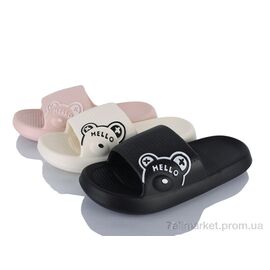 Шльопанці жіночі полегшені Літо SD11059 mix (24 пар р.36-41) "YZY" недорого оптом від прямого постачальника