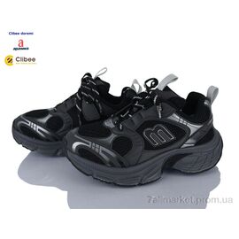 Фотография Кроссовки детские модные Весна/осень AD250516 black (3 пар р.38-40) "Clibee-Doremi" недорого оптом от прямого поставщика