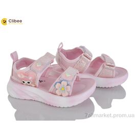 Босоніжки дитячі літні Літо ZB2332-1 pink (6 пар р.26-31) "Clibee" недорого оптом від прямого постачальника