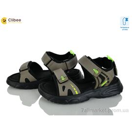 Сандалії дитячі літні Літо AC702-3 khaki (6 пар р.32-37) "Clibee" недорого оптом від прямого постачальника