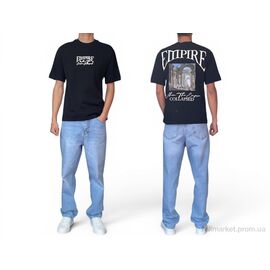 Фотография Футболка мужская Лето 90586 siyah (5 шт. р.сетка S-XL) "I8denim" недорого оптом от прямого поставщика