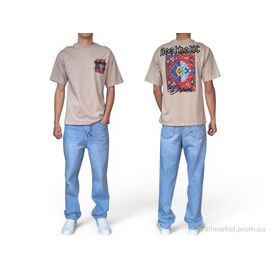 Фотография Футболка мужская Лето 90555 tas (5 шт. р.сетка S-XL) "I8denim" недорого оптом от прямого поставщика