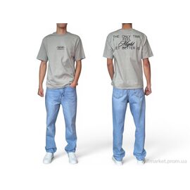 Фотография Футболка мужская Лето 90582 gri (5 шт. р.сетка S-XL) "I8denim" недорого оптом от прямого поставщика
