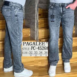 Джинси чоловічі PC4526 grey р.32-36 "Pagalee" недорого оптом від прямого постачальника