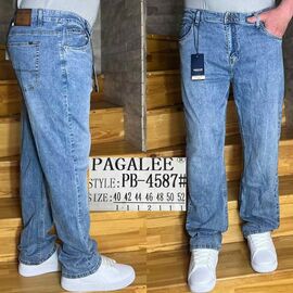Джинси чоловічі PB4587 l.blue р.40-52 "Pagalee" недорого оптом від прямого постачальника