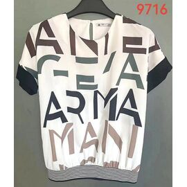 футболка жіноча 9716 white р.52-62 "LIDA" недорого оптом від прямого постачальника